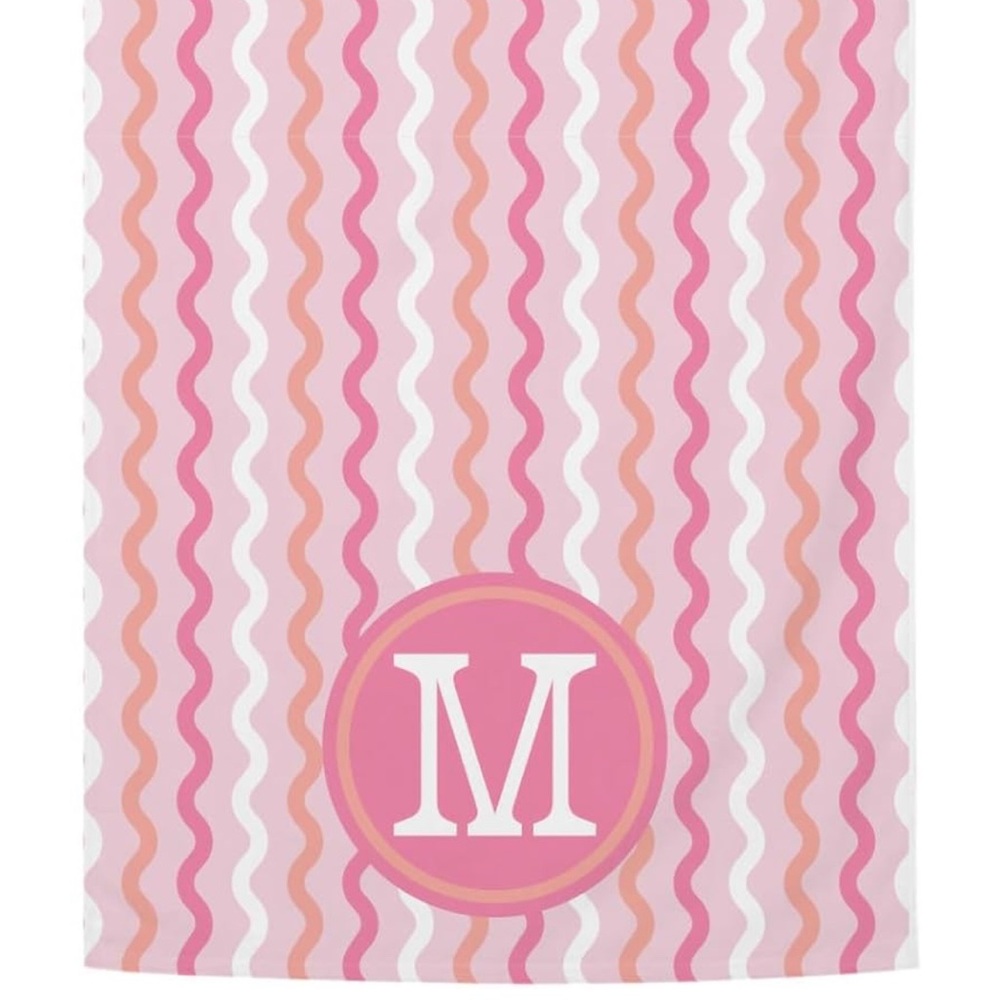 Beach Towel Mary Square Initial “M”